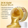 Hochwertiger 24 Karat Gold Gesicht Mitesser Entferner Anti-Akne Peel-Off-Maske